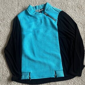 Jamie Sadock | Blue and Black Golf Jacket